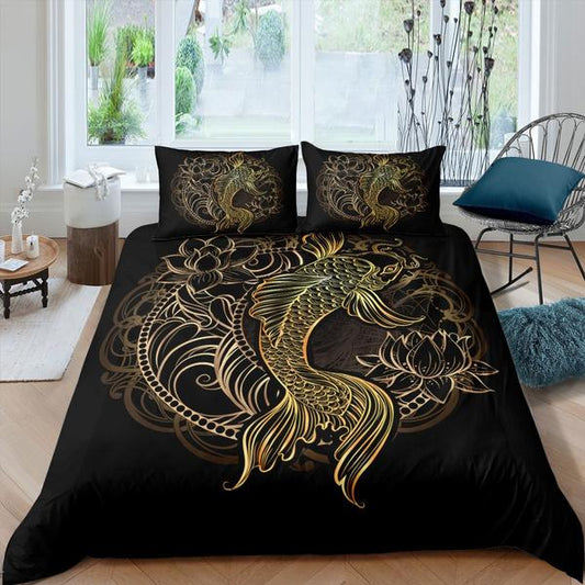 Koi Fish Comforter Bedding Set 23022104.CXT