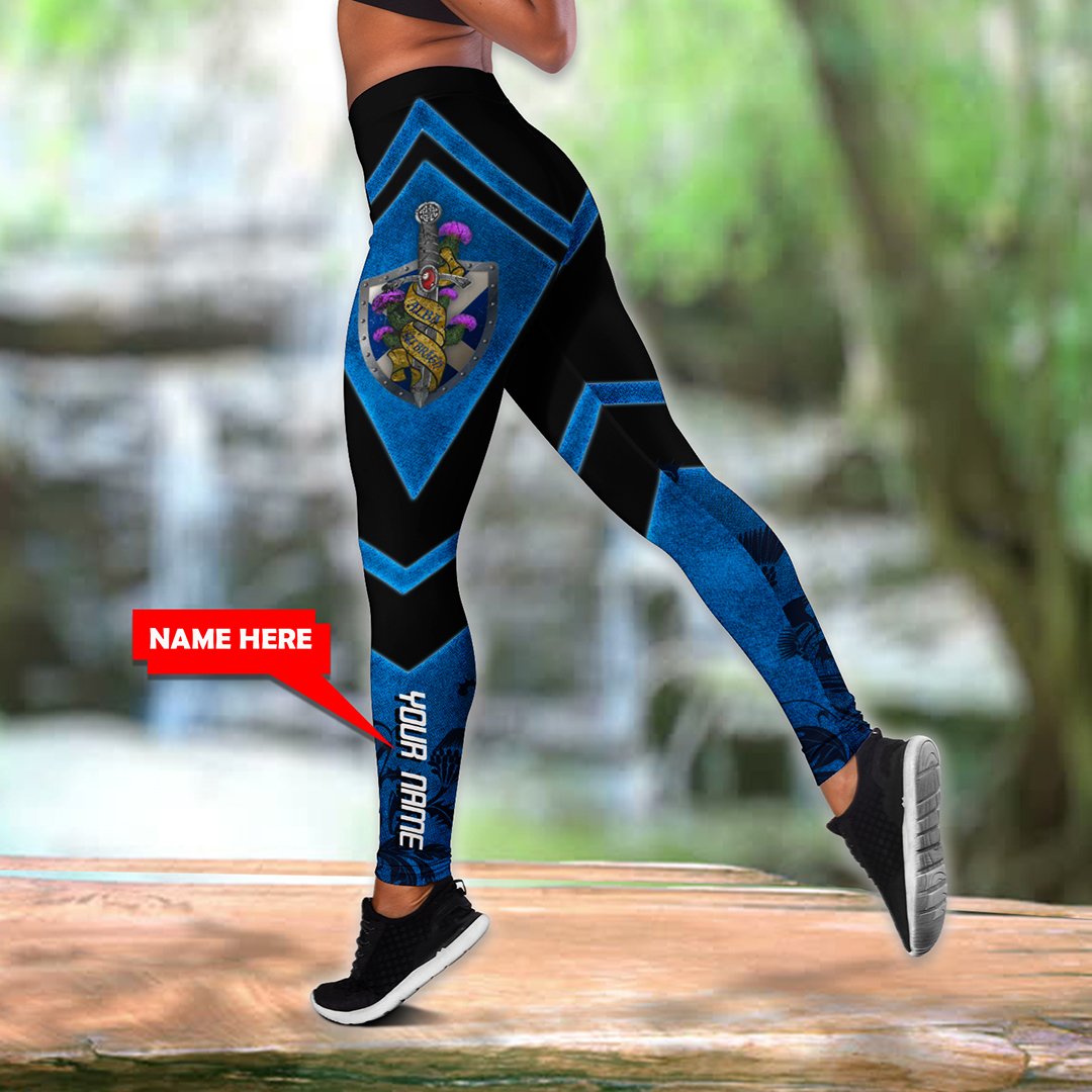 Custom name legging + hollow tank combo TNA22052104