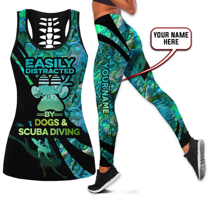 Custom name legging + hollow tank combo AM28052102