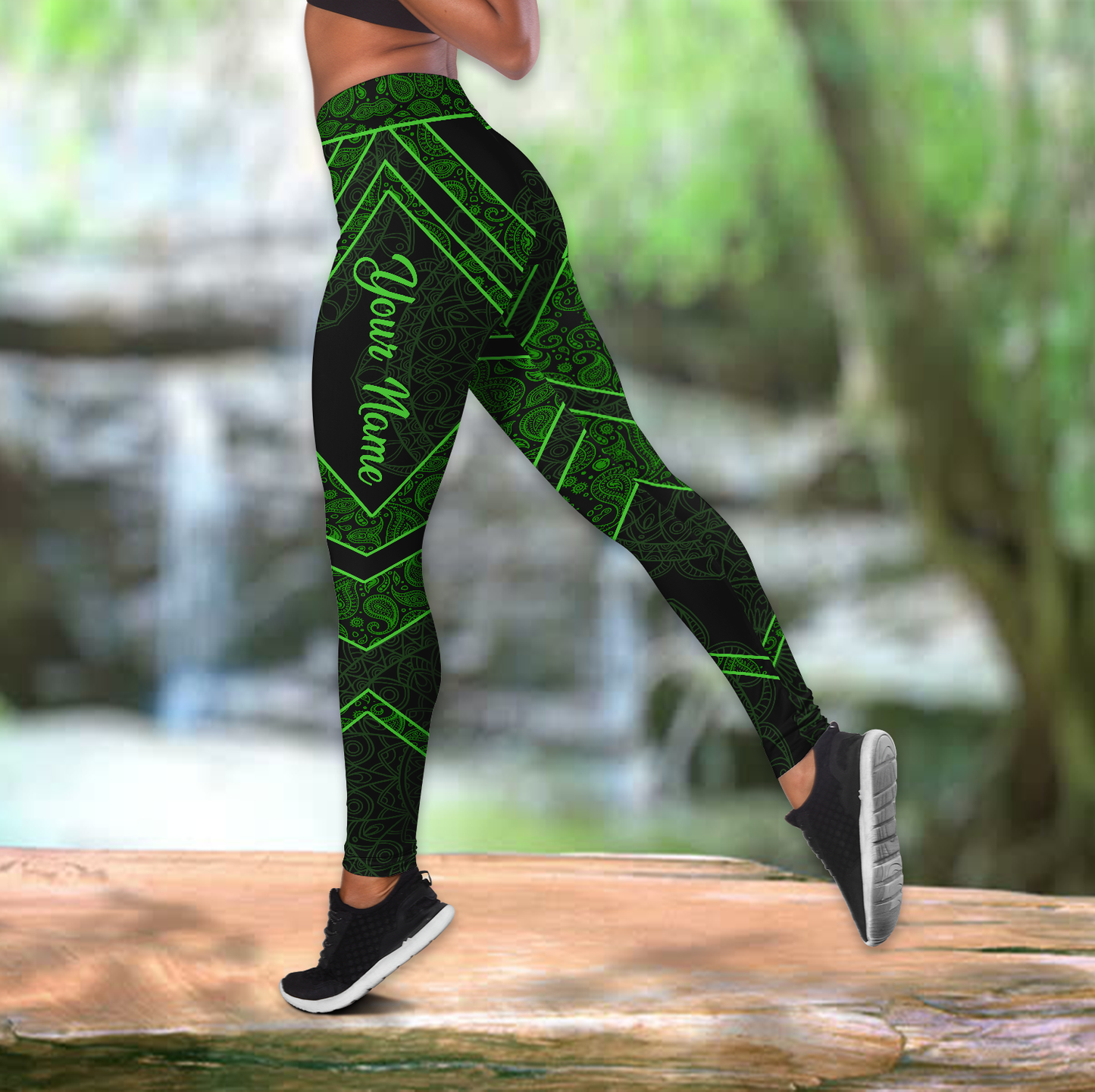 Custom name Arborist legging + hollow tank combo DA16042105