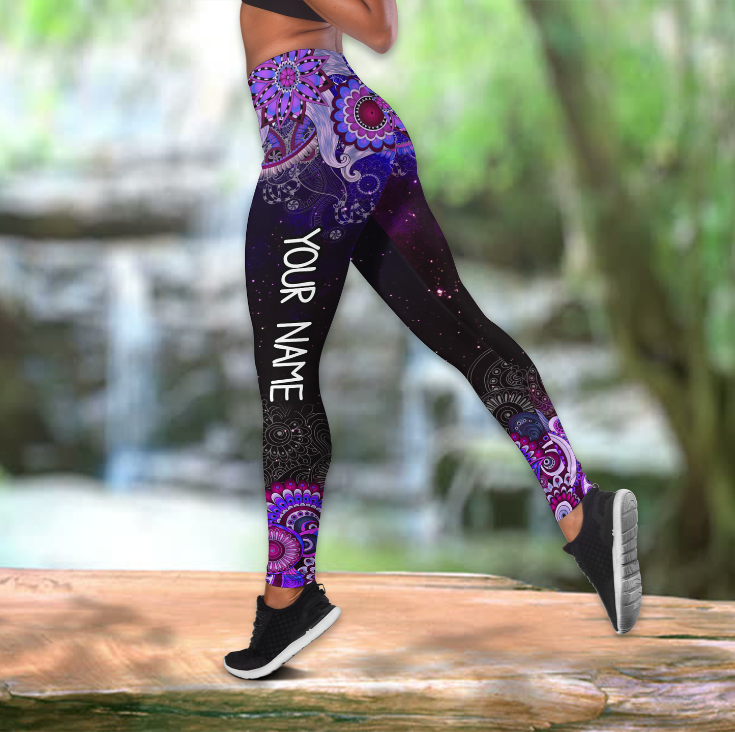 Custom name French Bulldog legging + hollow tank combo SN16042102