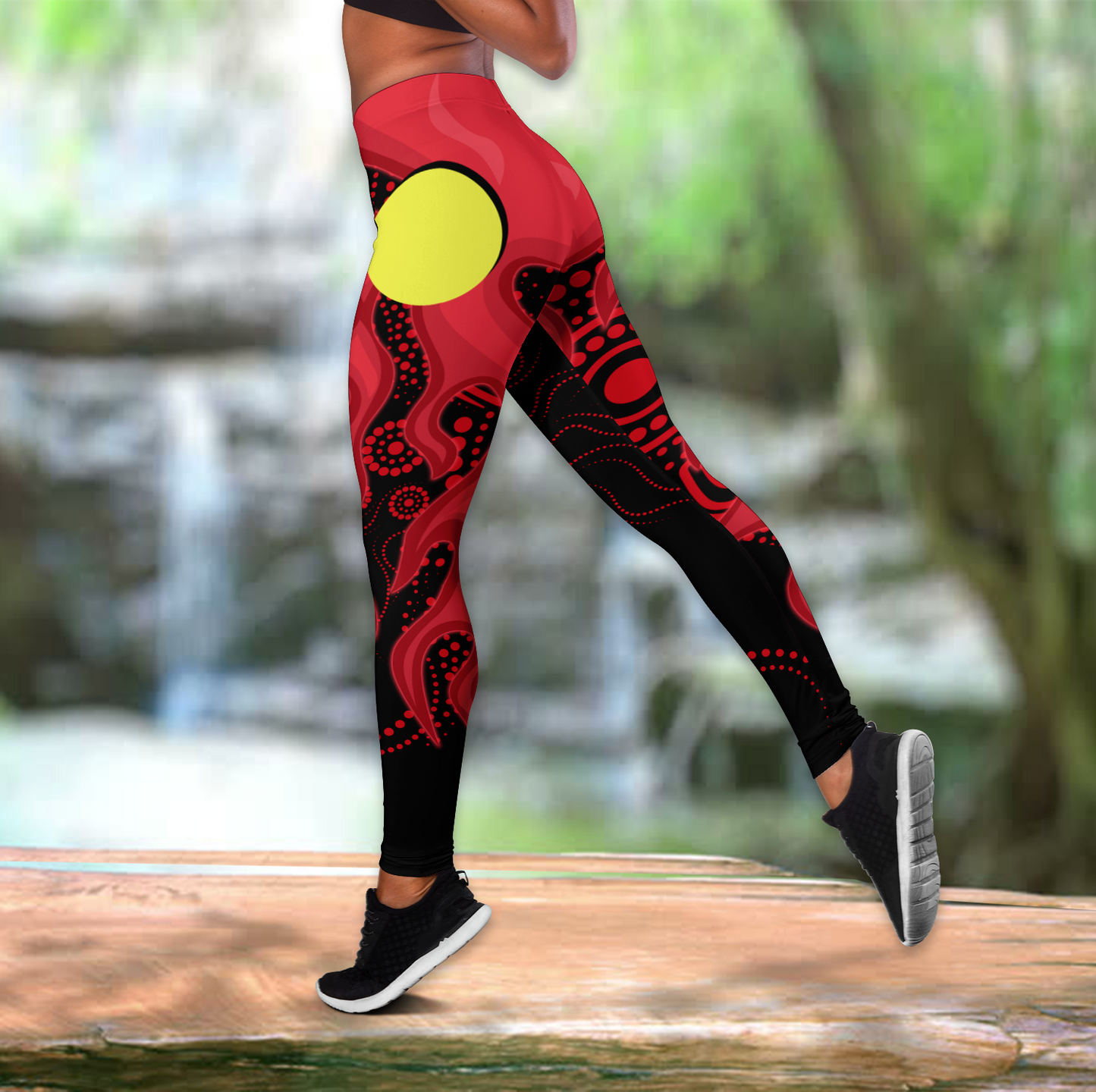 Premium New Zealand Maori And Australia Aboriginal Combo Legging + Tank Top TNA30032101