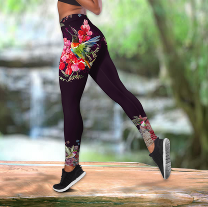 Hummingbirds Faith-Hope-Love Combo Legging+ Tank Top