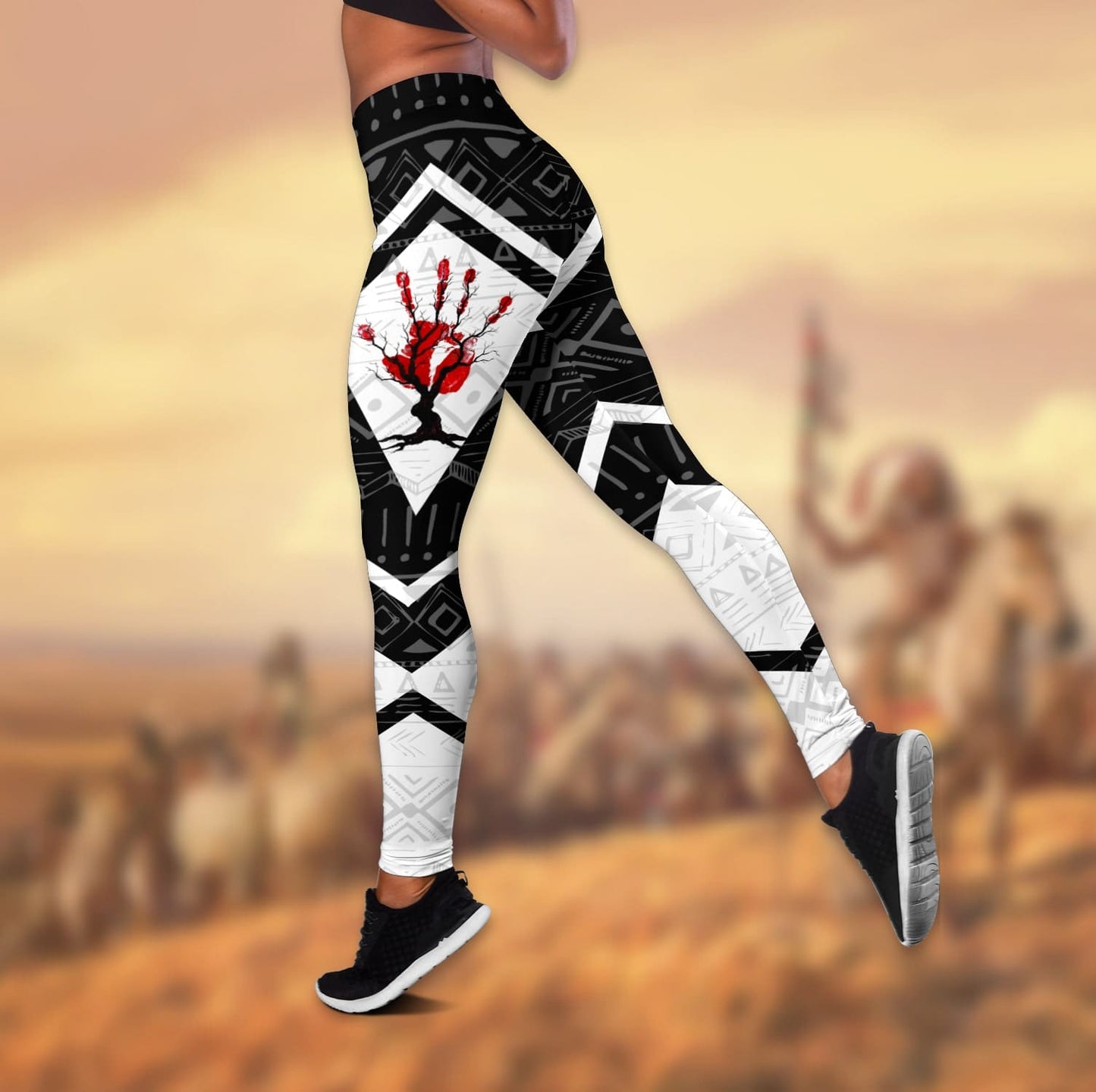 Native American 3D All Over Printed Legging + Hoodie