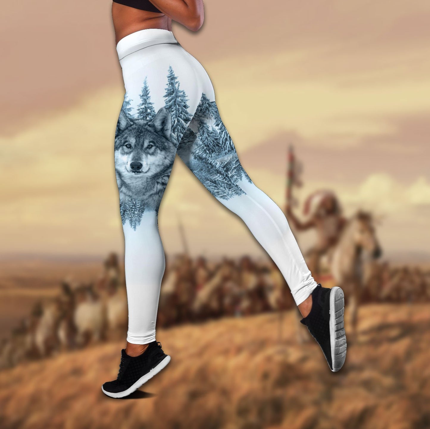 Native American 3D All Over Printed Legging + Hoodie