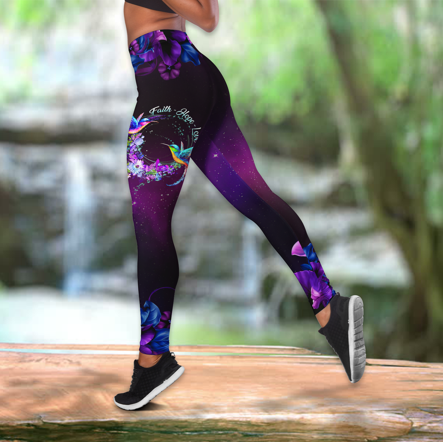 Hummingbirds Faith-Hope-Love Combo Legging+ Tank Top