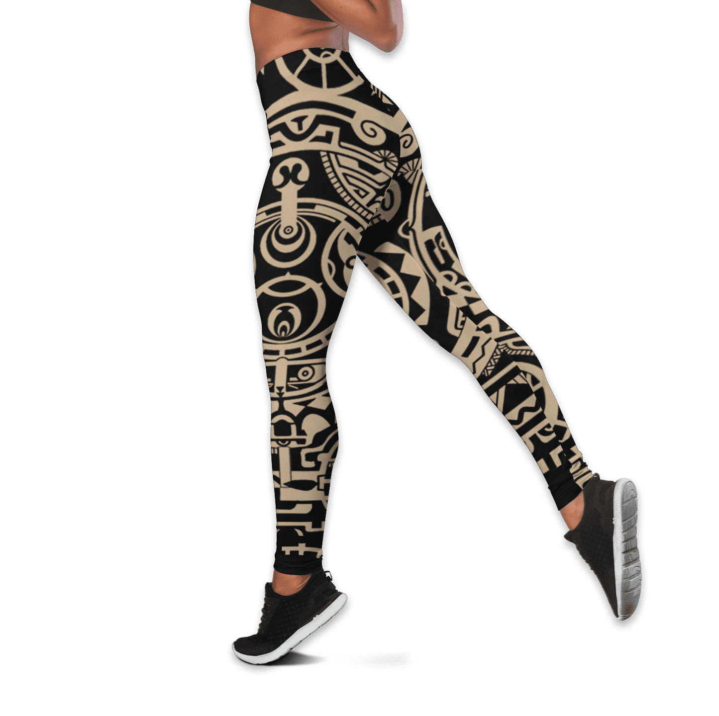 Amazing Polynesian - Maori Tattoo Deluxe Legging & Tank top ML