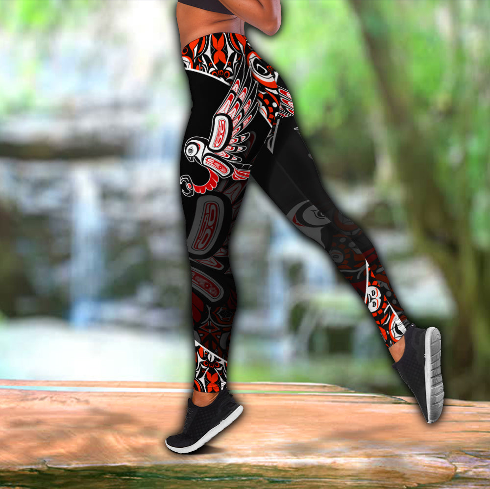 XT Canada Day Haida 3D Printed Combo Legging Tank Top AM29032102