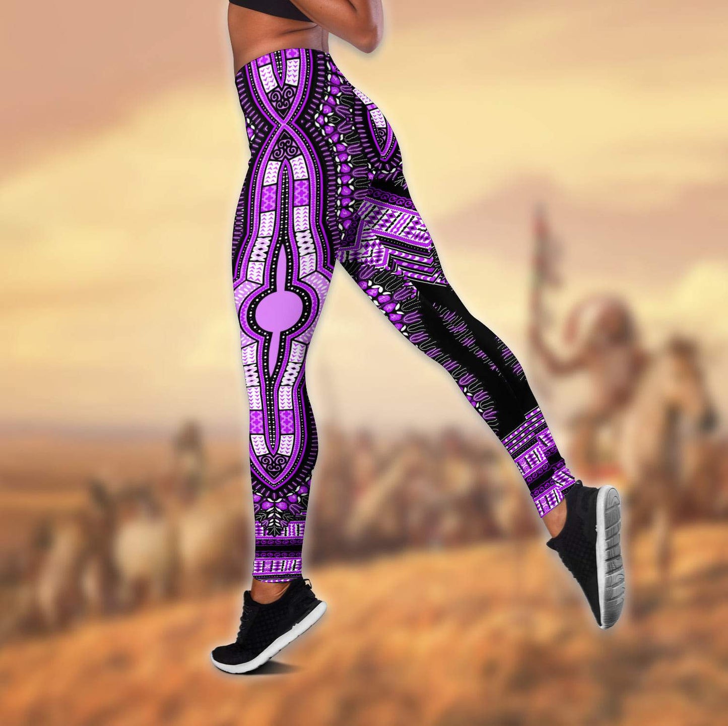 3D All Over Printed Legging + Hollow Tank