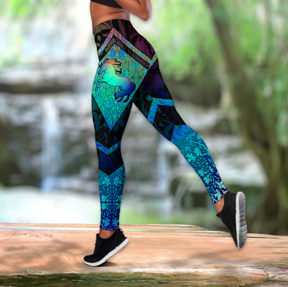 Horse Combo Legging + Tank Top 3D All Printed
