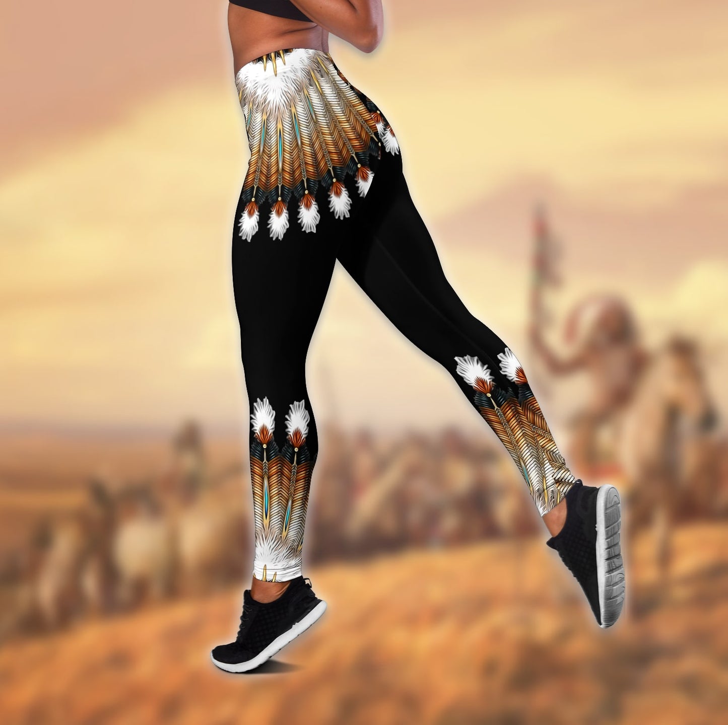 Native American 3D All Over Printed Legging + Hoodie