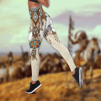 Native American 3D All Over Printed Legging + Hoodie