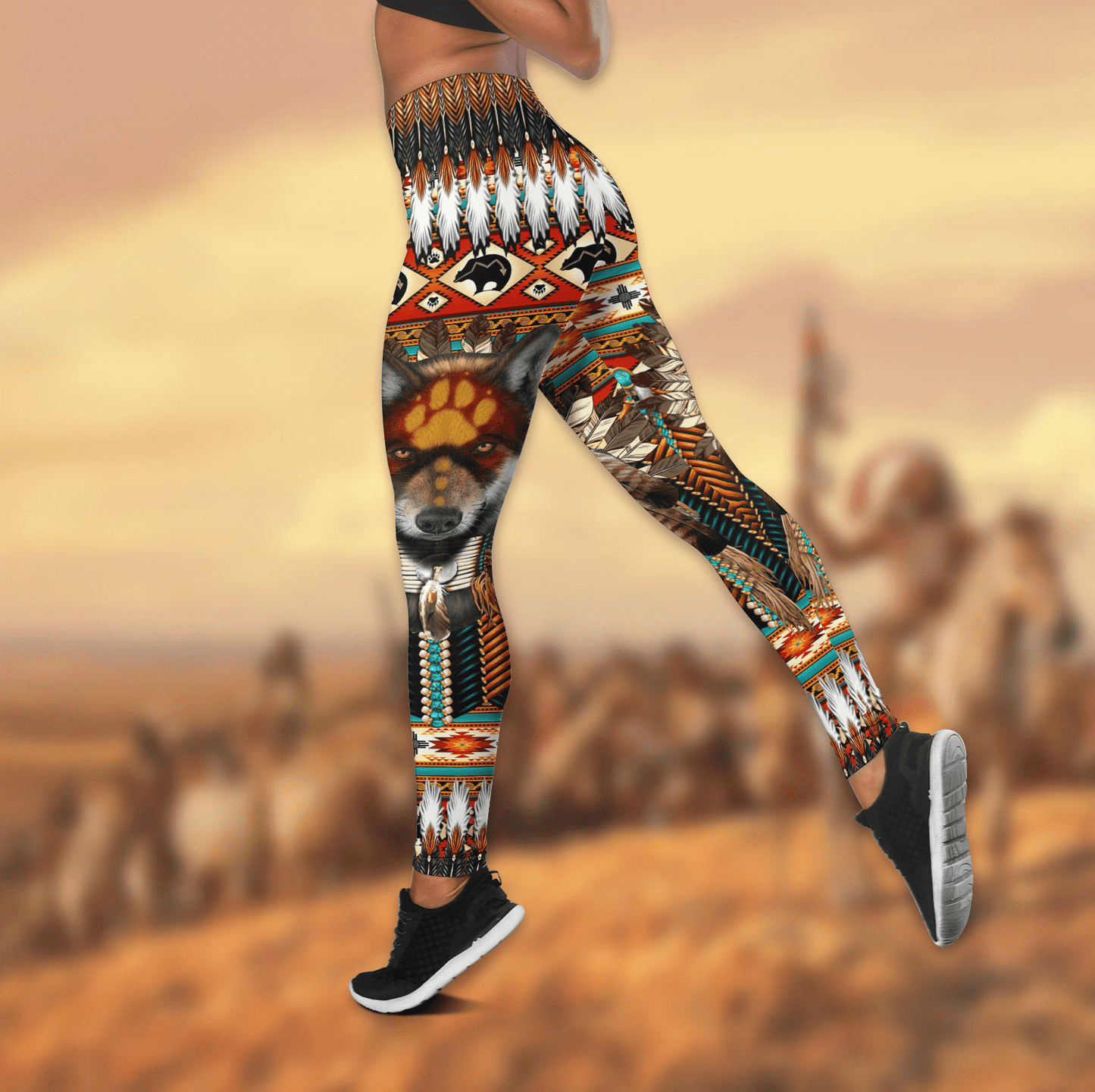 Native American 3D All Over Printed Legging + Hoodie