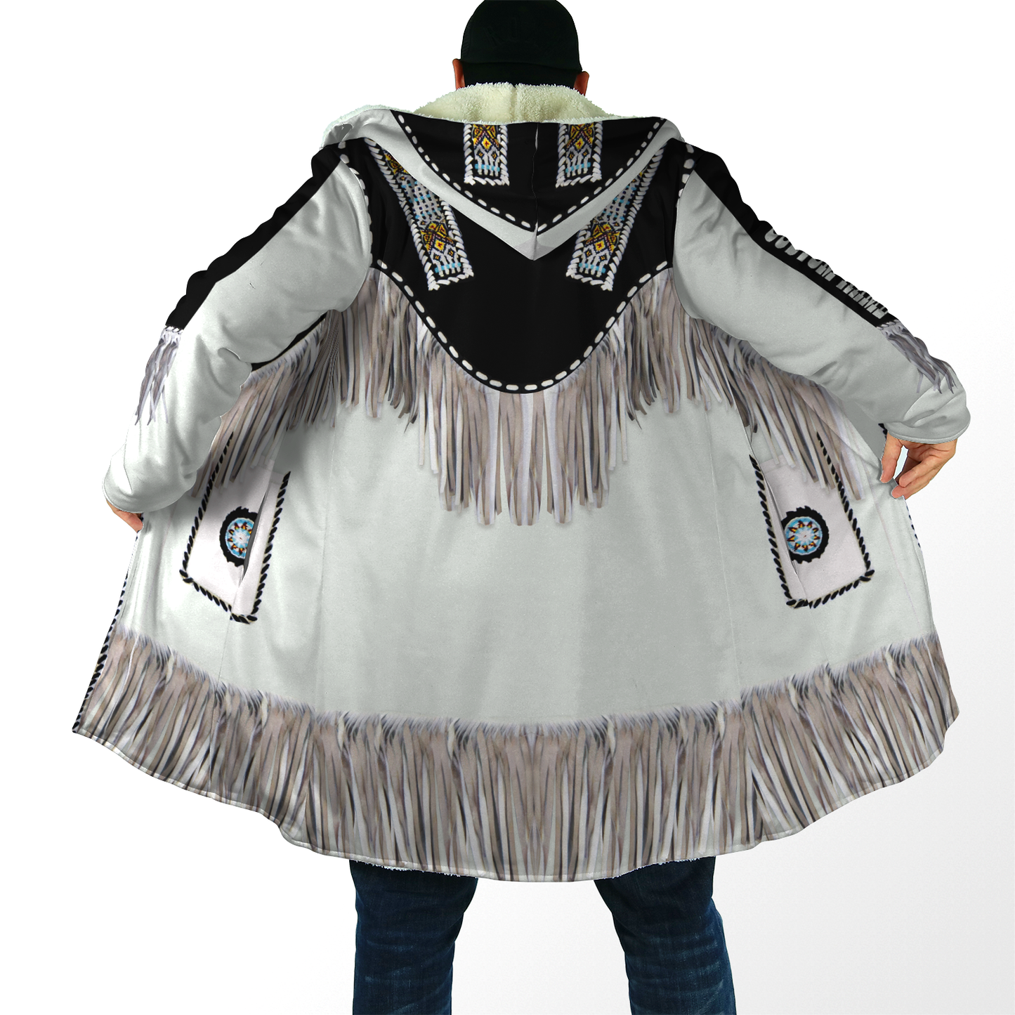 Native Cowboy Jacket No17 Cosplay Custom Name 3D Over Printed Unisex Deluxe Hoodie ML