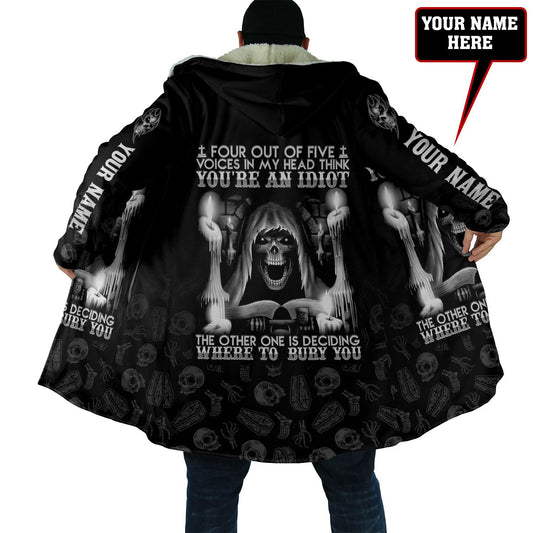 Customize Name Skull Cloak For Men And Women AM15042103