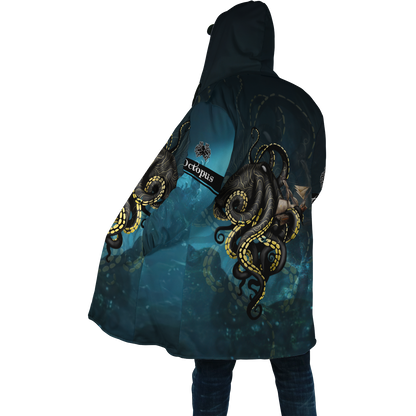 Premium Unisex Hoodie Kraken Octopus King of The Seven Seas ML