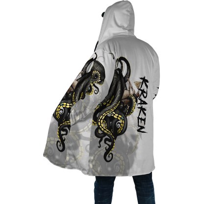 Premium Unisex Hoodie Kraken Octopus King of The Seven Seas III ML