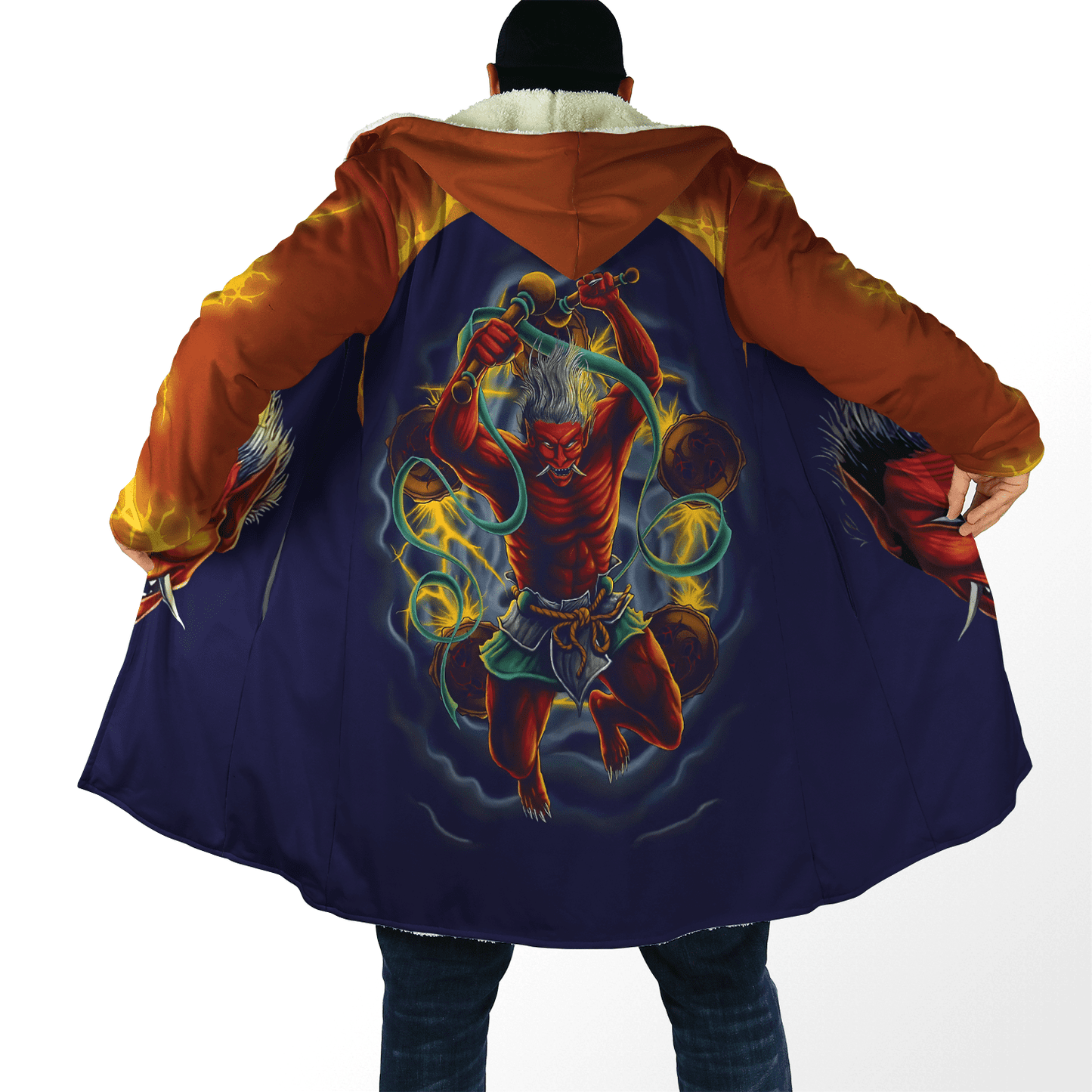 Japan Mythology Raijin 3D All Over Printed Unisex Shirts