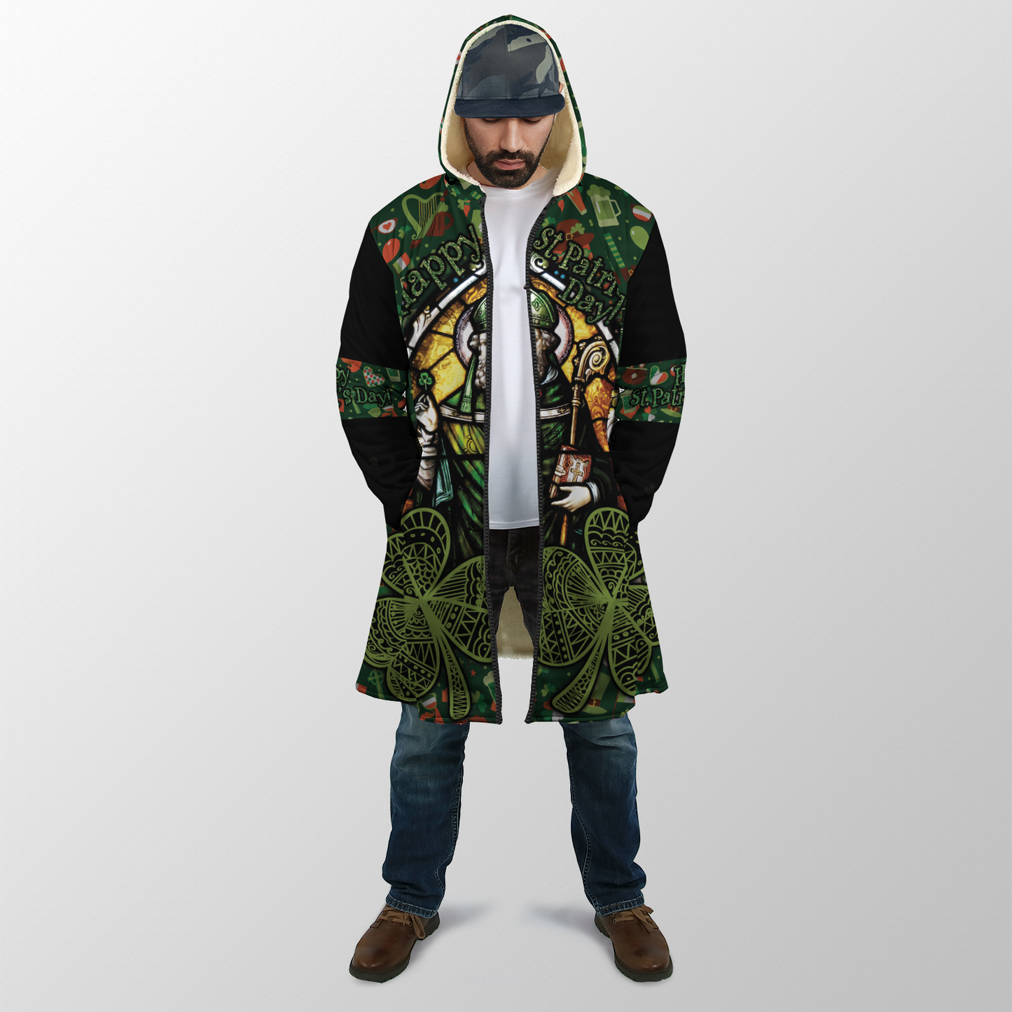 Customize Name Happy Patrick Day Cloak For Men And Women JJ02022103
