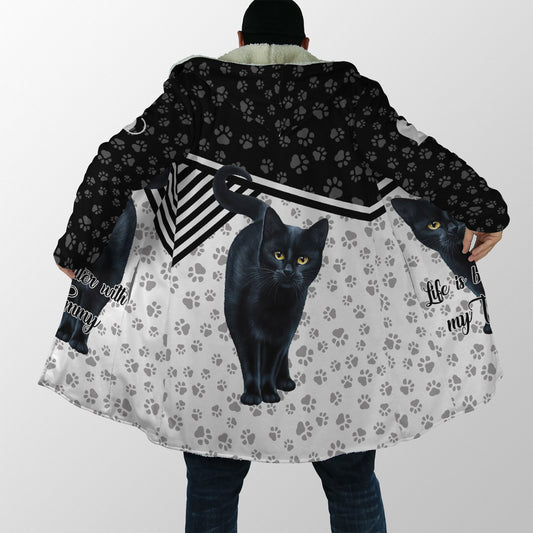 Black Cat Cloak For Men And Women JJ06022103