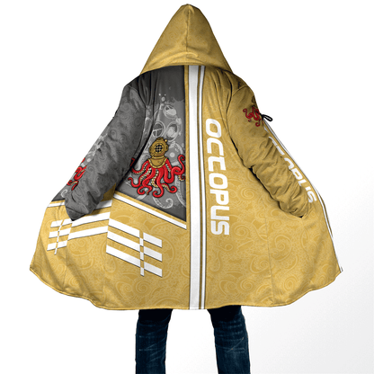 Premium Unisex Hoodie Octopus Driver Helmet ML