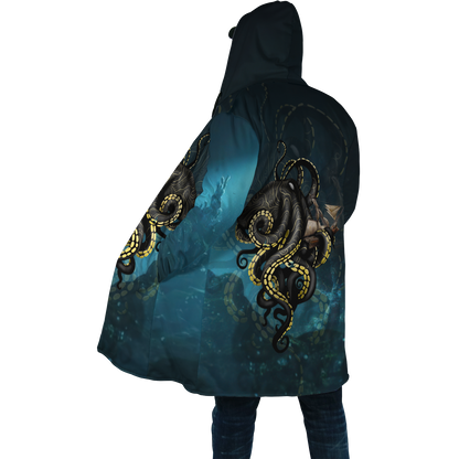 Premium Unisex Hoodie Kraken Octopus King of The Seven Seas IV ML