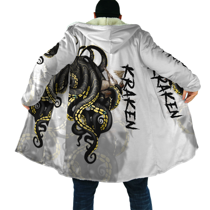 Premium Unisex Hoodie Kraken Octopus King of The Seven Seas III ML