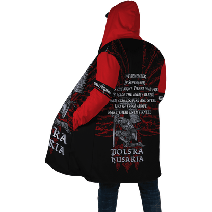 Premium Hussars Red Polska Husaria Custom name 3D Printed Shirts
