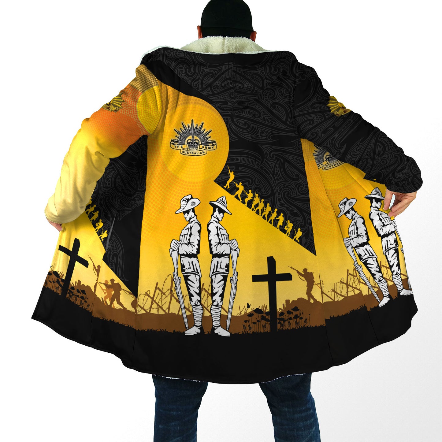 Premium Unisex Hoodie Remember Anzac Day ML