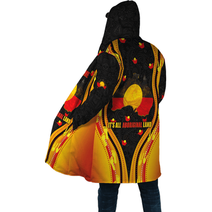 Custom name Proud to be Aboriginal Golden style 3d printed shirts