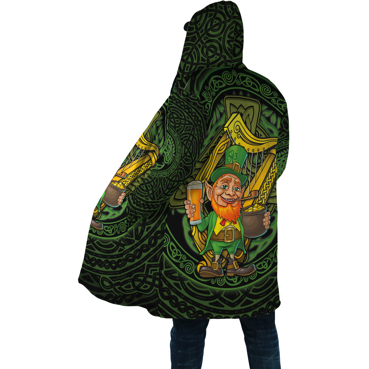 Premium Unisex Hoodie Irish St.Patrick Let Drink ML
