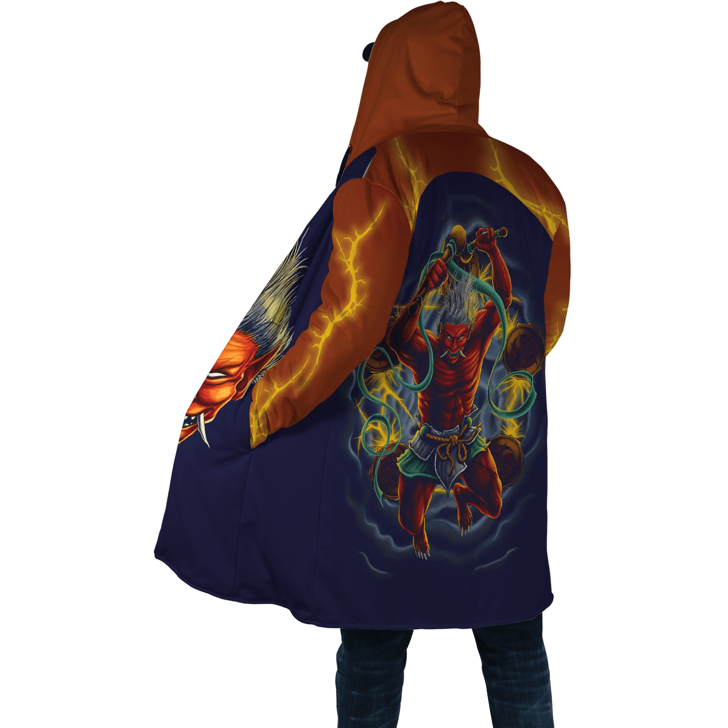 Japan Mythology Raijin 3D All Over Printed Unisex Shirts