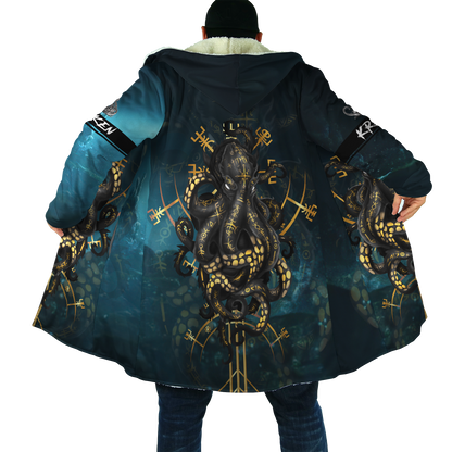 Premium Unisex Hoodie Kraken Octopus King of The Seven Seas II ML