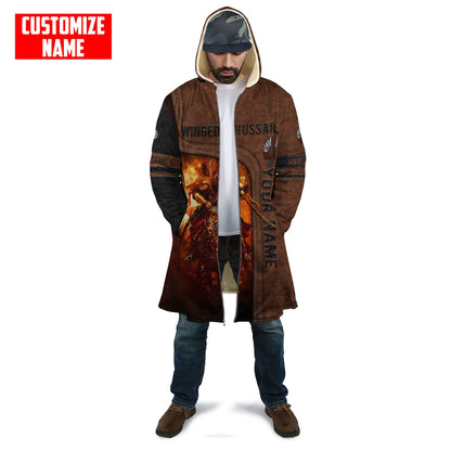 Premium Winged Hussars Best Custom name Combo Zip Cloak Sweatpant For Winter