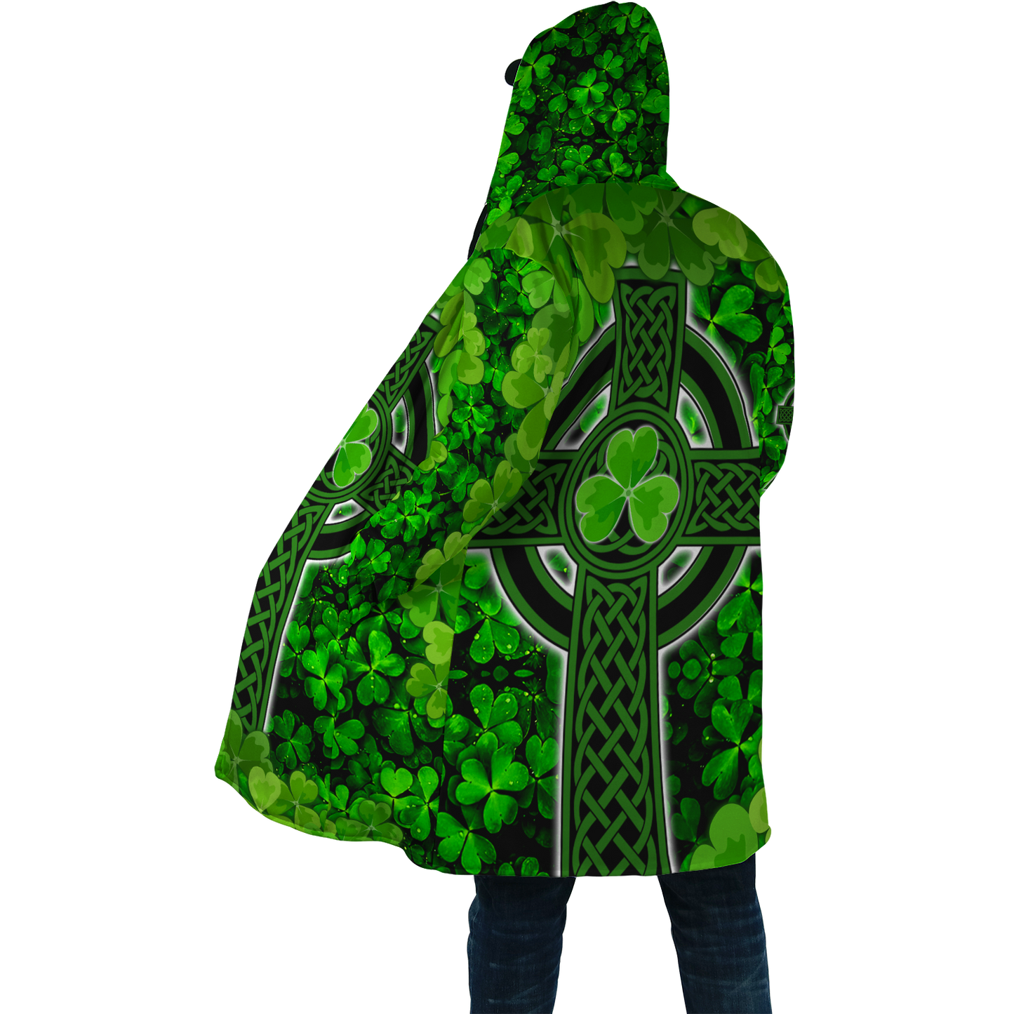 Premium Unisex Hoodie Irish St.Patrick Celtic Knot And Celtic Cross ML