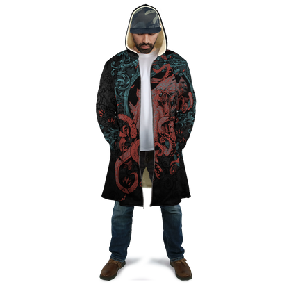 Premium Unisex Hoodie Kraken Gothic Tattoo ML