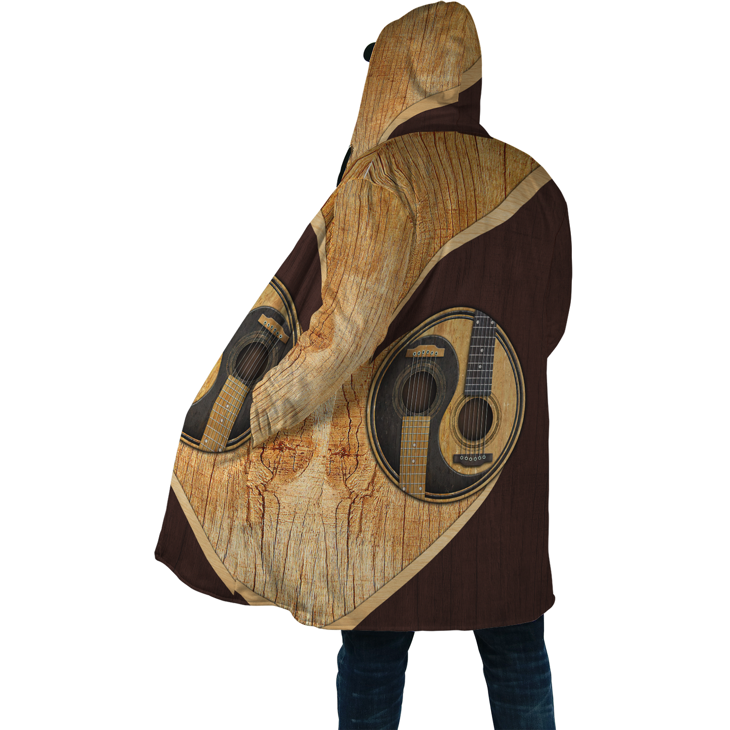 Guitar Yin And Yang Musical Instrument 3D All Over Printed Shirts For Men And Women
