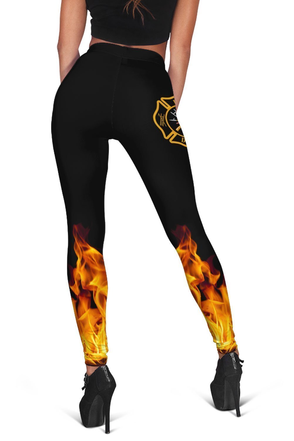 All Over Printed fire fighter legging-Apparel-HbArts-Leggings-3XL-Vibe Cosy™
