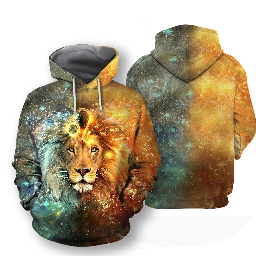 All Over Printed Leo Hoodie-Apparel-NTH-Hoodies-S-Vibe Cosy™