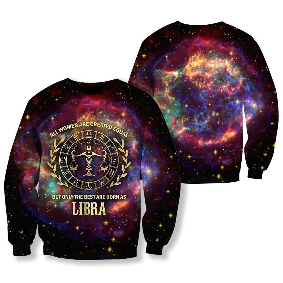 All Over Printed Libra Horoscope Hoodie-Apparel-NTH-Sweatshirt-S-Vibe Cosy™