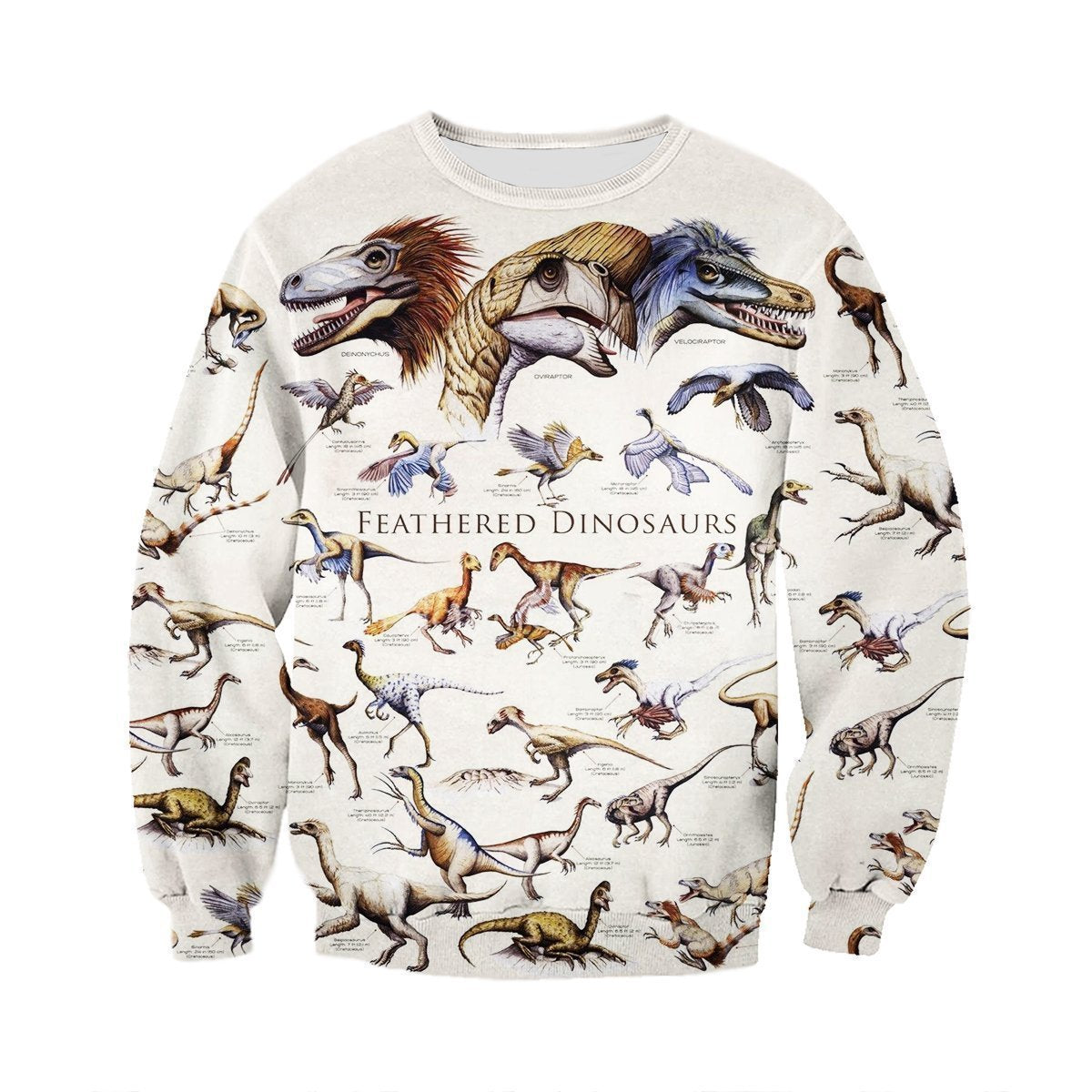 3D All Over Printed Dinosaurs Shirts And Shorts-3D All Over Printed Clothes-HP Arts-Long-sleeved Shirt-XS-Vibe Cosy™