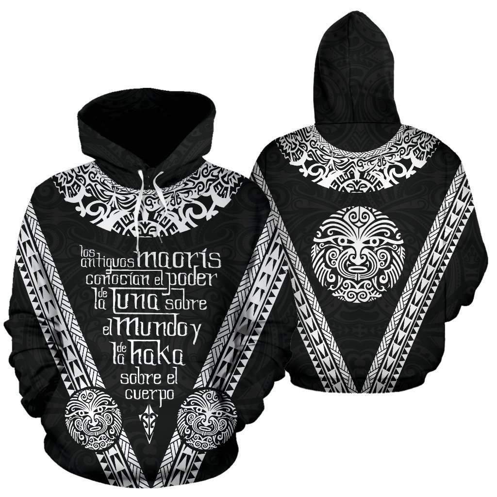 Los Maoris Haka with Moko Hoodie HC2501-Apparel-Huyencass-Hoodie-S-Vibe Cosy™