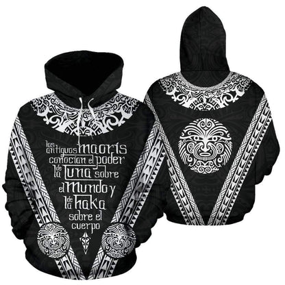 Los Maoris Haka with Moko Hoodie HC2501-Apparel-Huyencass-Hoodie-S-Vibe Cosy™