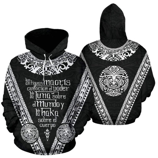 Los Maoris Haka with Moko Hoodie HC2501-Apparel-Huyencass-Hoodie-S-Vibe Cosy™