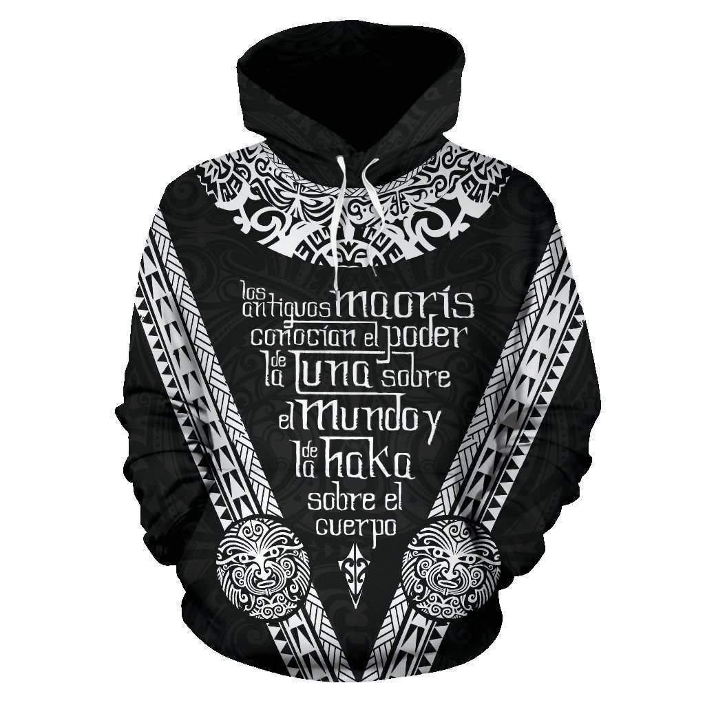 Los Maoris Haka with Moko Hoodie HC2501-Apparel-Huyencass-Hoodie-S-Vibe Cosy™
