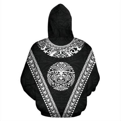 Los Maoris Haka with Moko Hoodie HC2501-Apparel-Huyencass-Hoodie-S-Vibe Cosy™