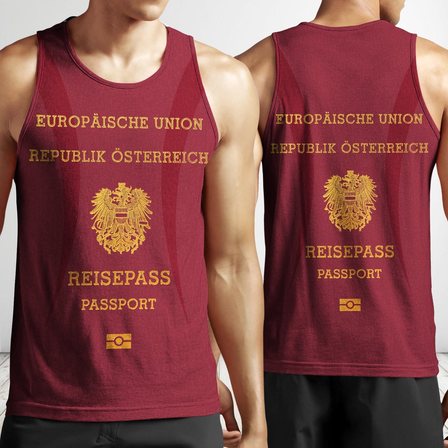 Passport Austria PL168-Apparel-PL8386-Tank Top-S-Vibe Cosy™