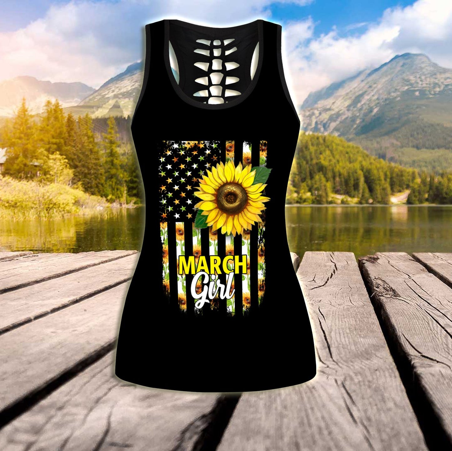 March Girl Sunflower Combo (Legging+Tank) TR1405203S-Apparel-Huyencass-No Legging-S-Vibe Cosy™