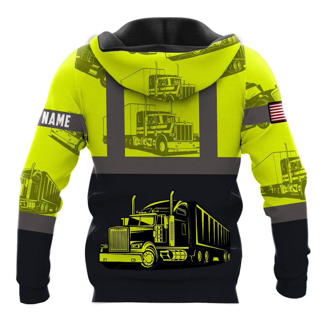 Personalized Trucker 3D All Over Printed Shirts For Men And Women TN