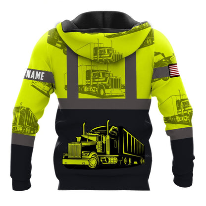 Personalized Trucker 3D All Over Printed Shirts For Men And Women TN